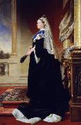 Heinrich von Angeli Queen Victoria (Empress of India) (mk25) oil painting on canvas